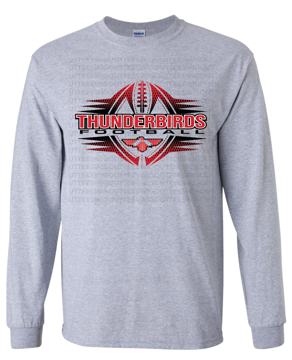 Tbird Football 2023 Gildan Ultra Cotton Long Sleeve T-Shirt