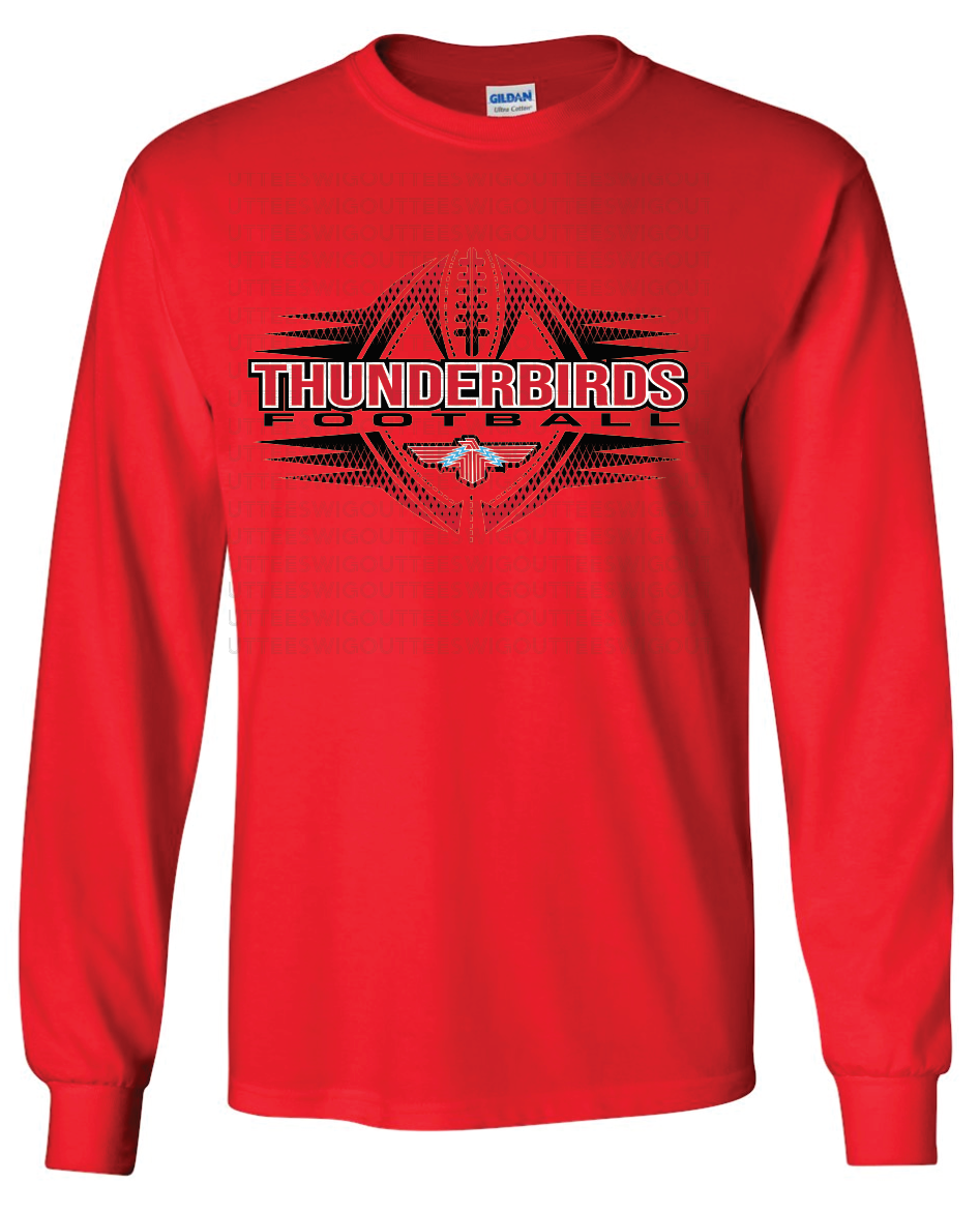 Tbird Football 2023 Gildan Ultra Cotton Long Sleeve T-Shirt