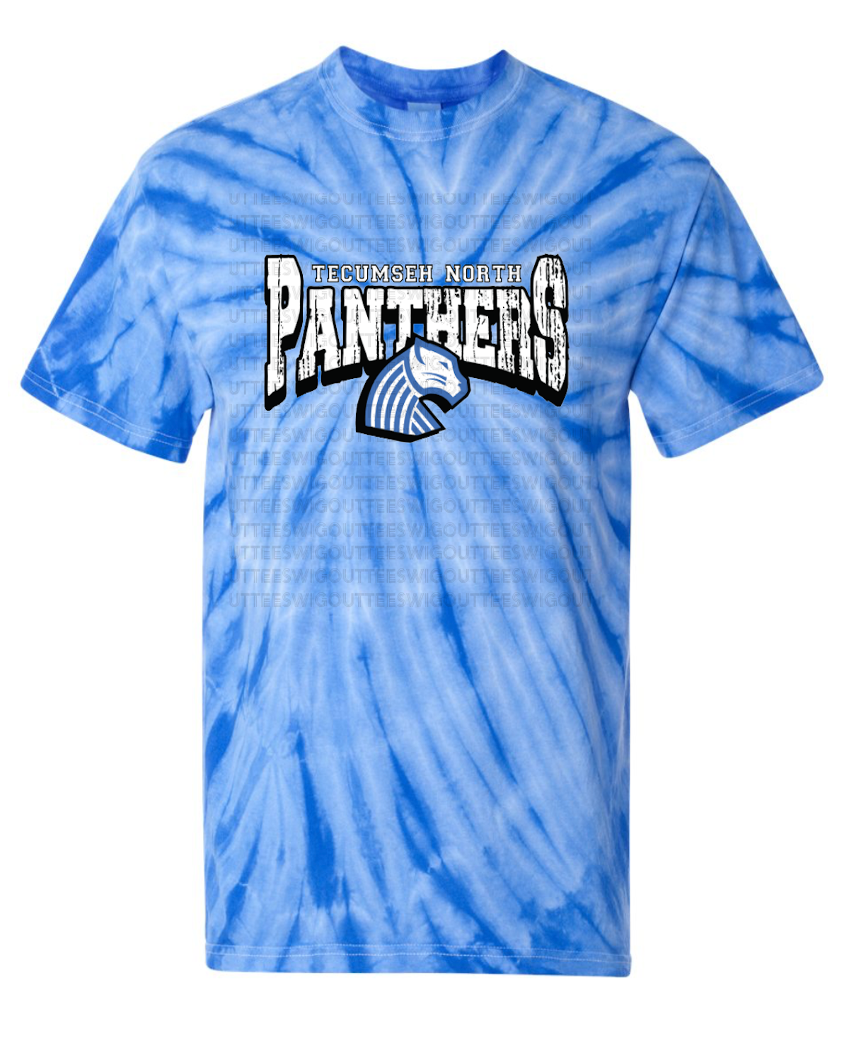 Tecumseh North Panthers Tie Dye T-shirt