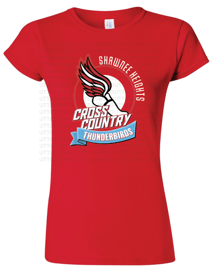 Thunderbirds Cross Country Womens Gildan Softstyle T-Shirt