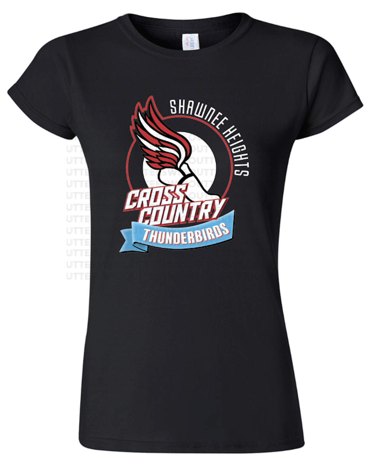 Thunderbirds Cross Country Womens Gildan Softstyle T-Shirt