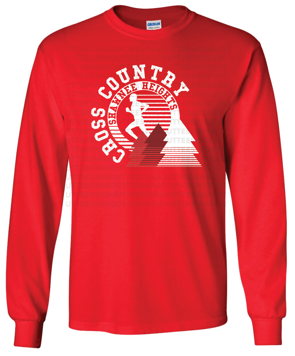 Cross Country Gildan Ultra Cotton Long Sleeve T-Shirt