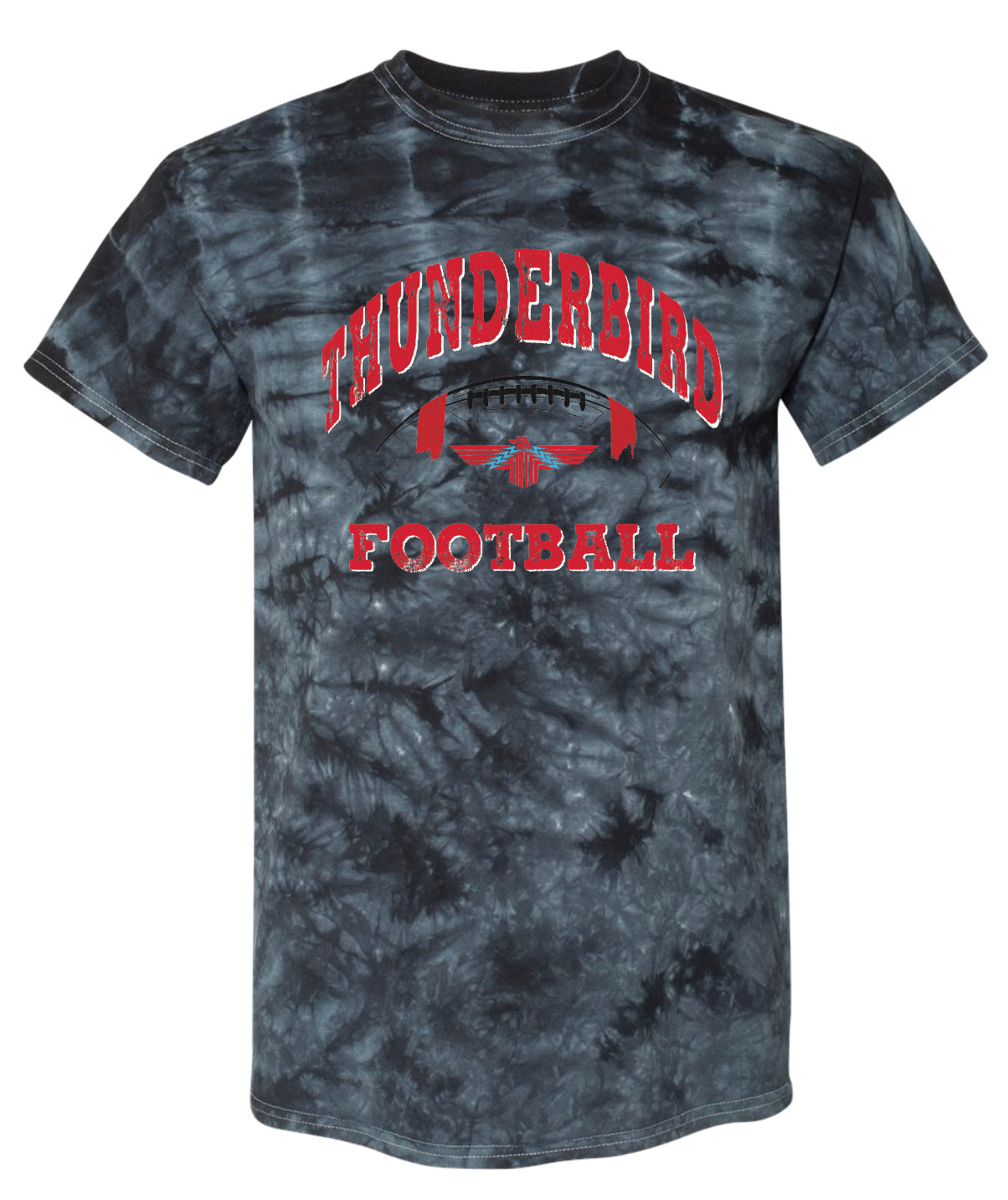 Thunderbird Football Crystal Tie Dye T-shirt