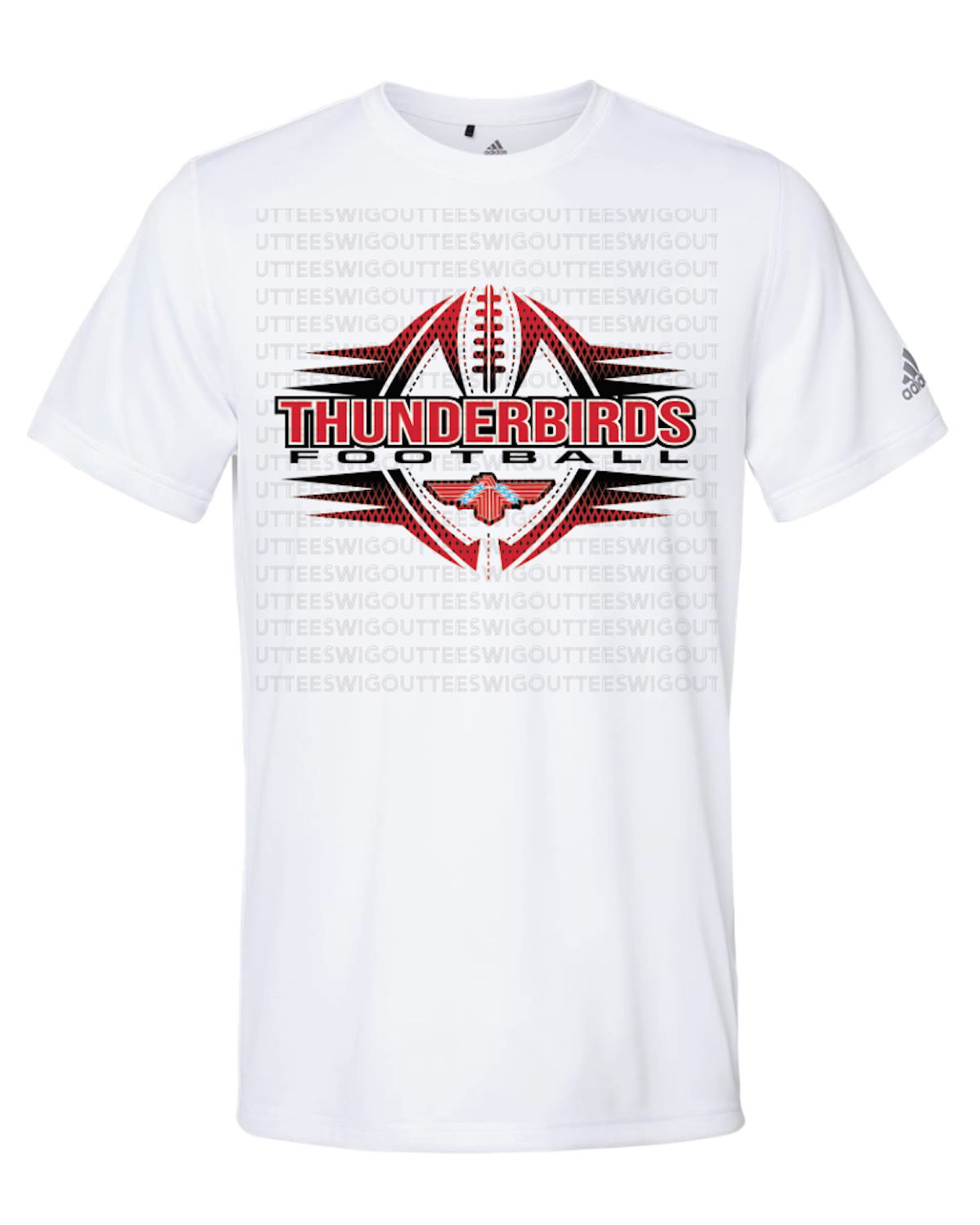 Tbird Football 2023 Adidas Sports T-shirt