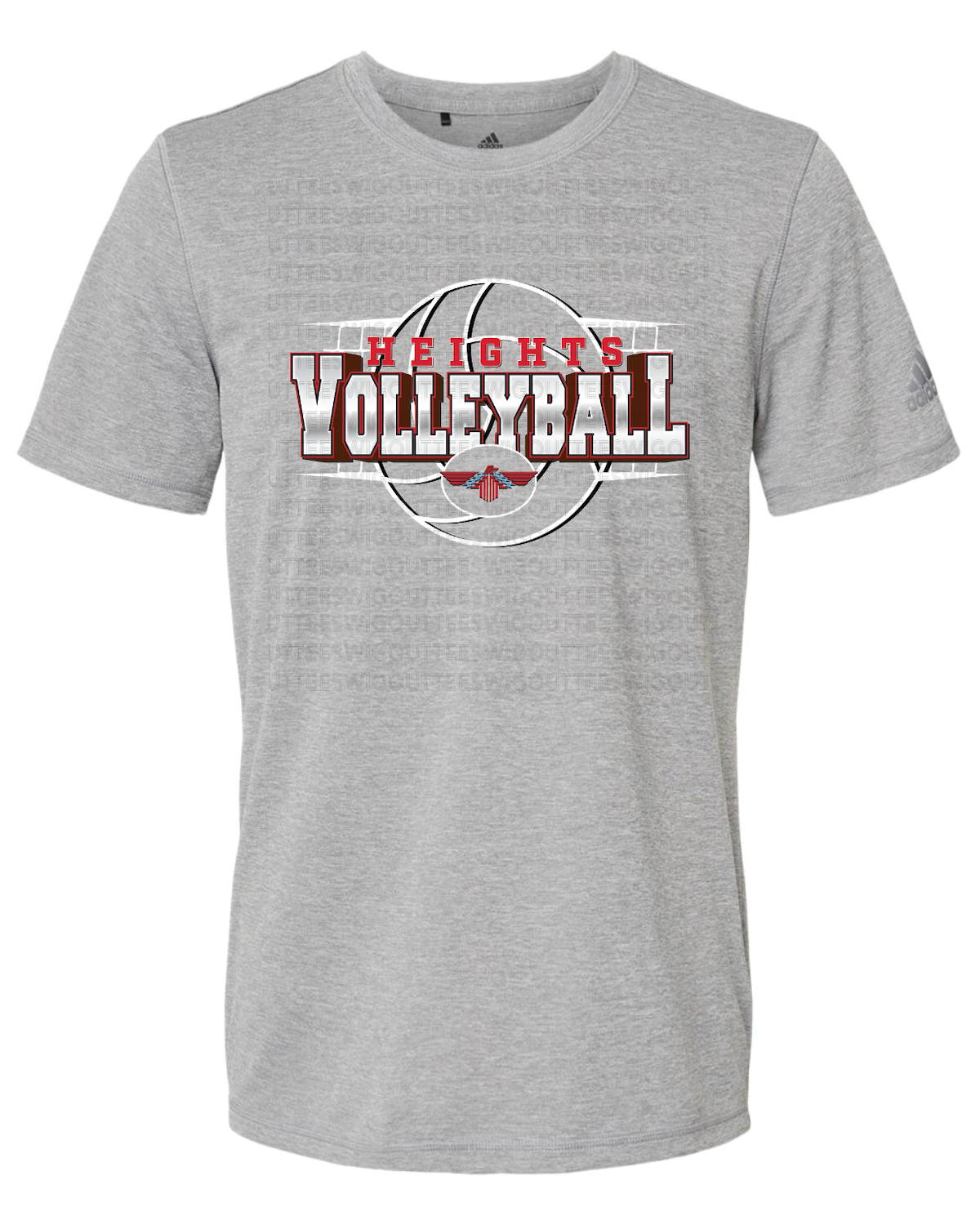 Heights Volleyball Adidas Sports T-shirt