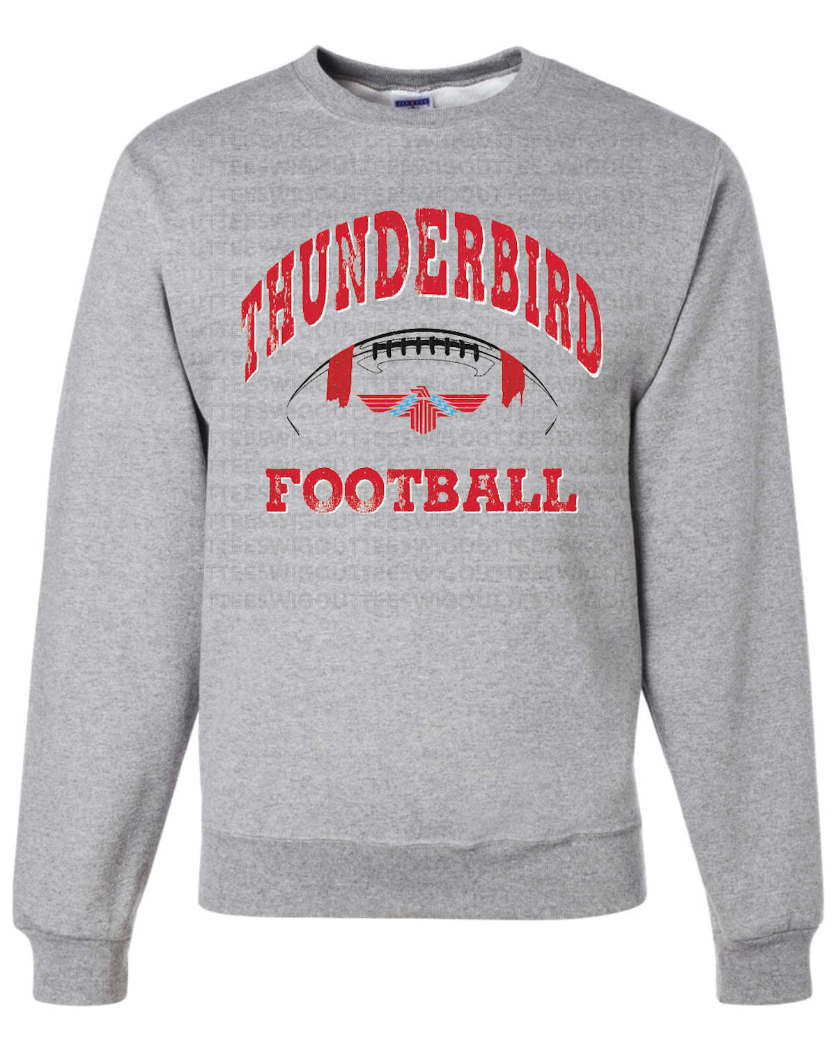 Thunderbird Football Jerzees Nublend Crew Sweatshirt