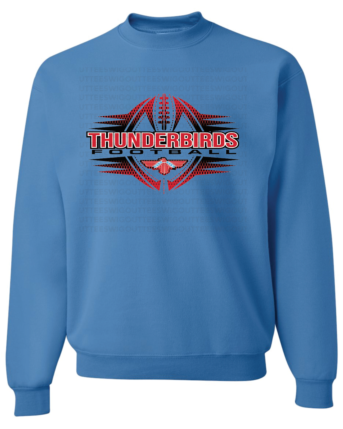 Tbird Football 2023 Jerzees Nublend Crew Sweatshirt