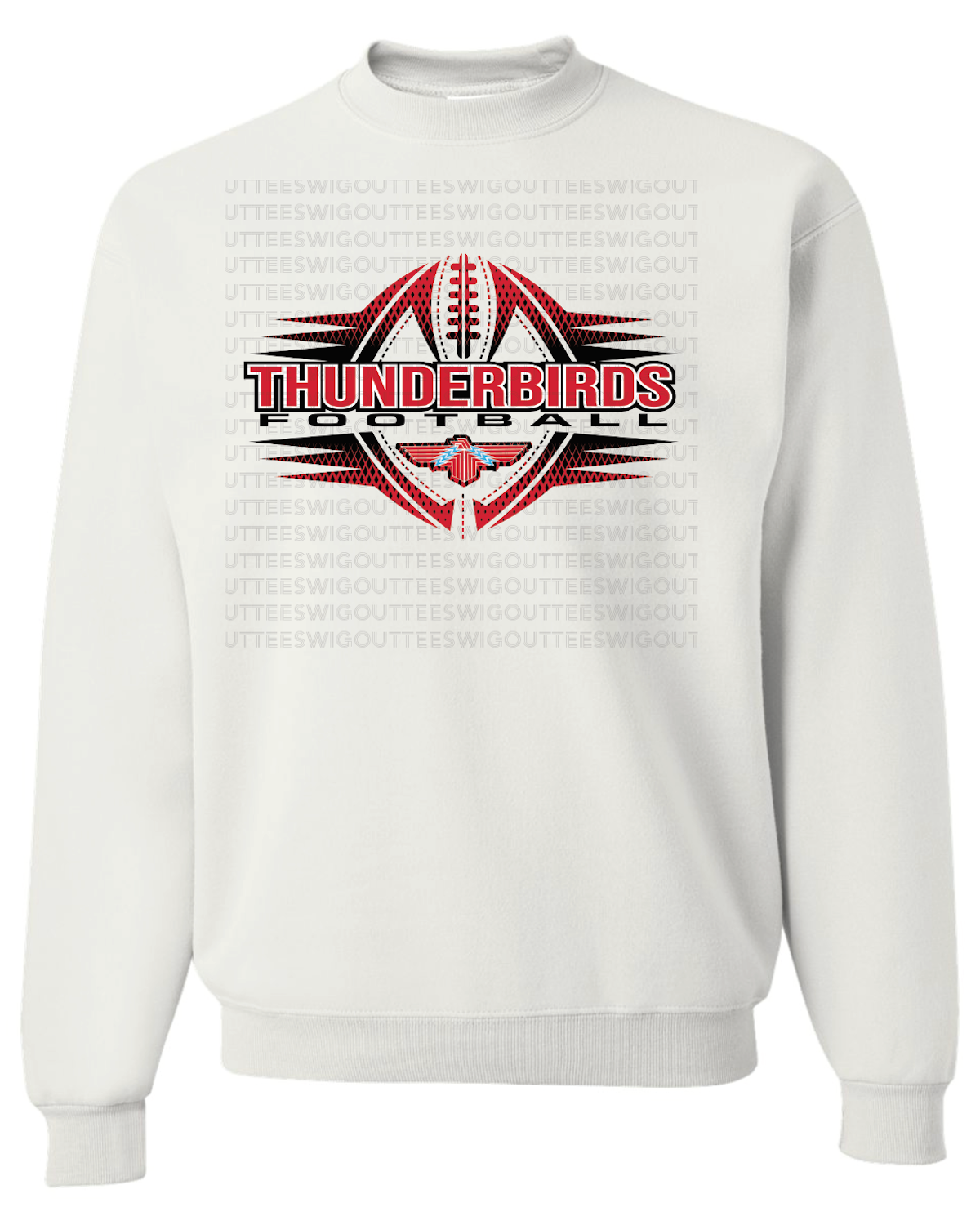 Tbird Football 2023 Jerzees Nublend Crew Sweatshirt
