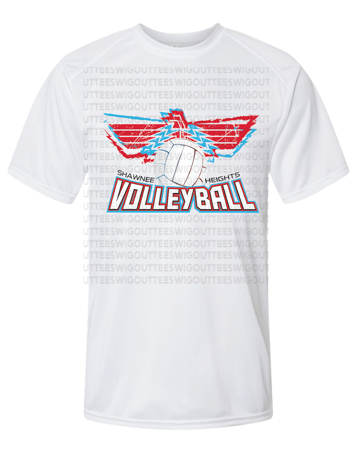 Shawnee Heights Volleyball Paragon Performance T-shirt
