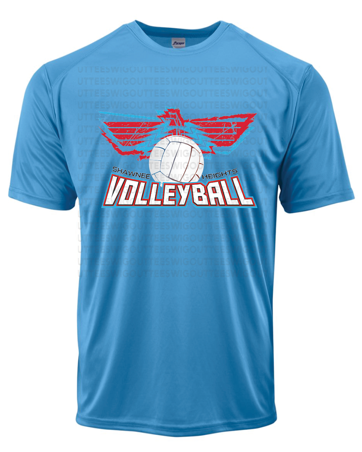 Shawnee Heights Volleyball Paragon Performance T-shirt