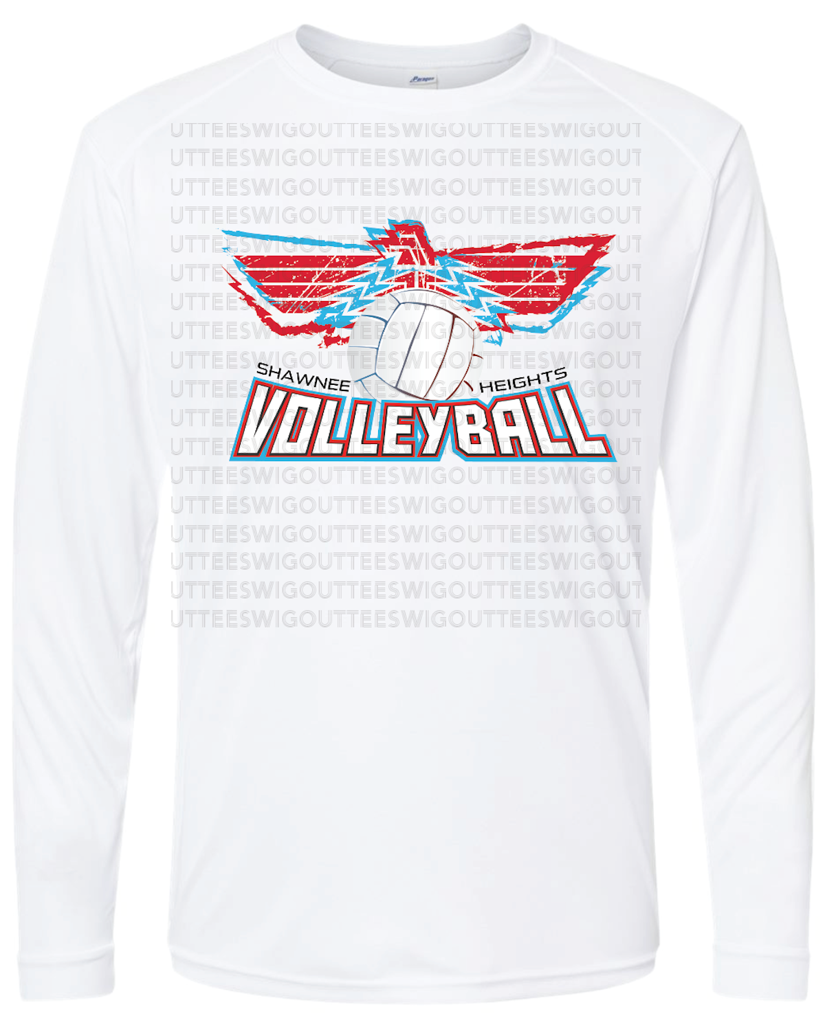 Shawnee Heights Volleyball Paragon Performance Long Sleeve T-shirt