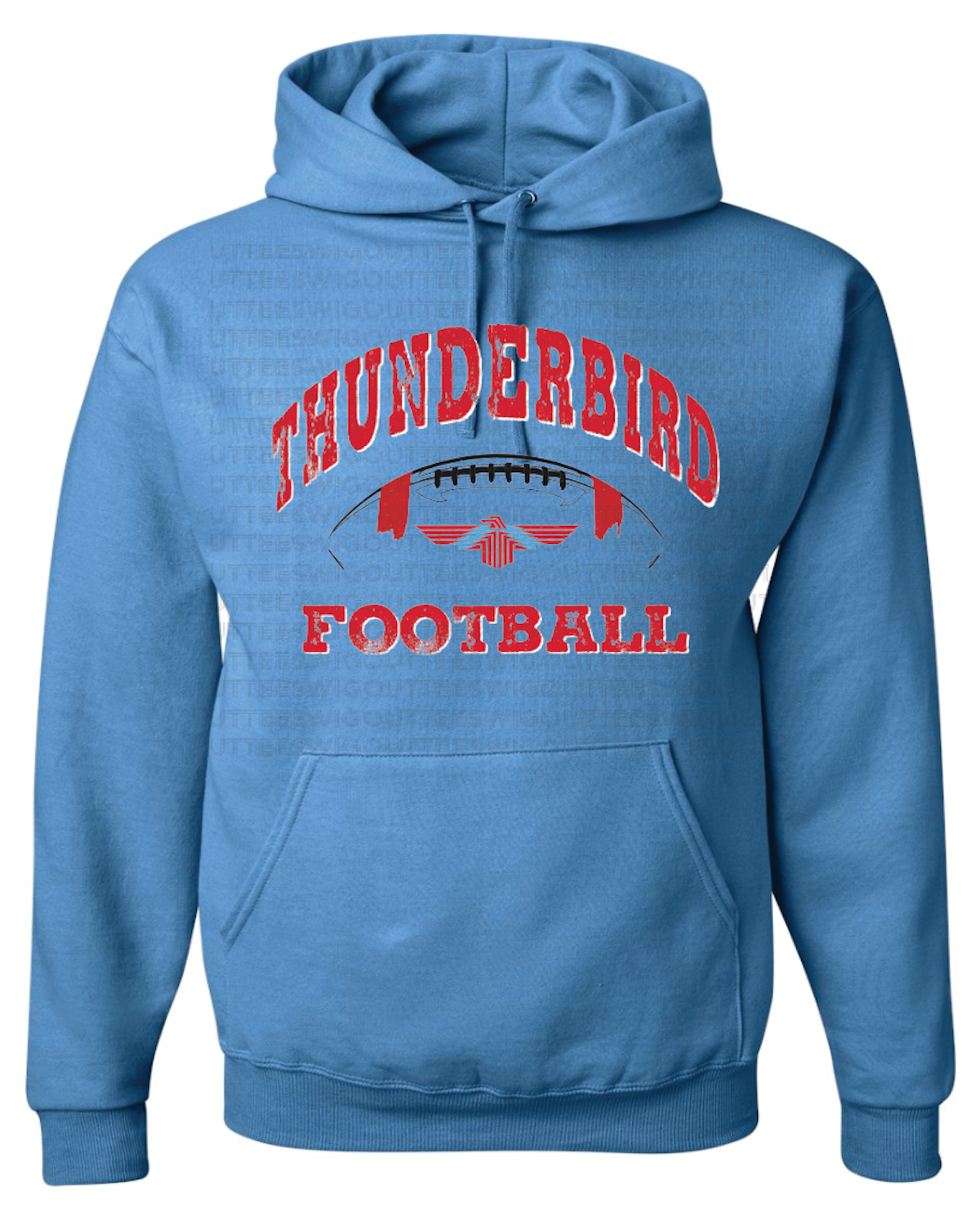Thunderbird Football Jerzees Nublend Hooded Sweatshirt