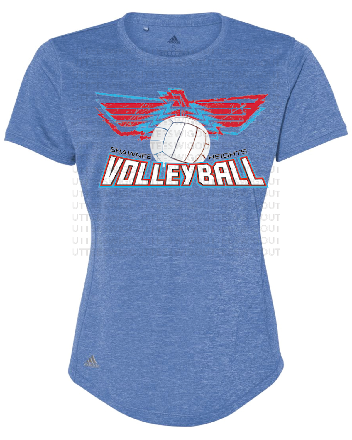 Shawnee Heights Volleyball Adidas Women's Performance Polo