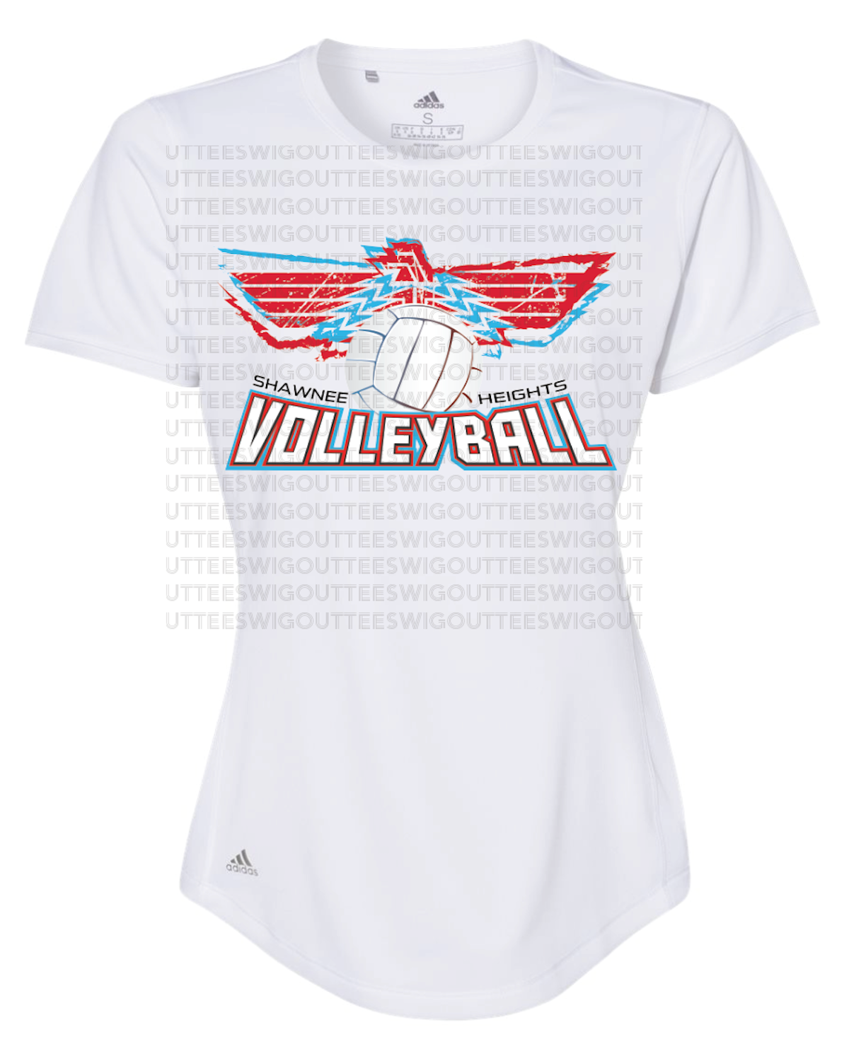 Shawnee Heights Volleyball Adidas Women's Performance Polo