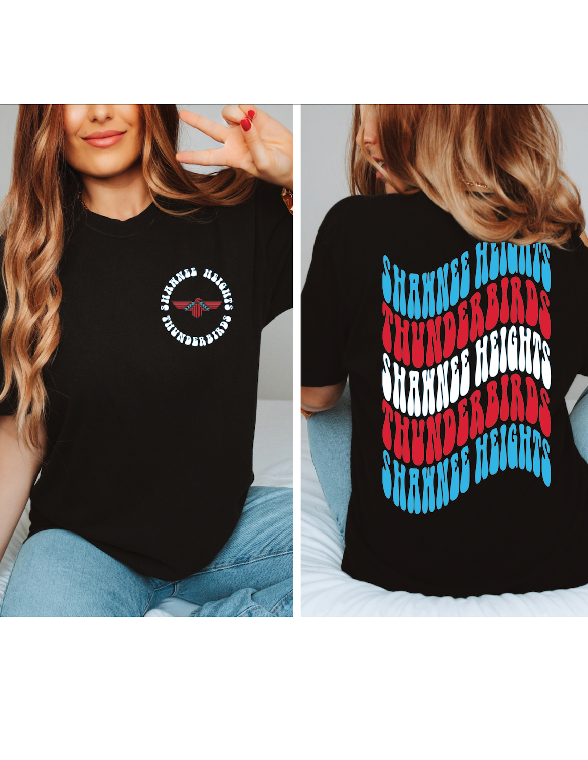 Retro and Wavy Comfort Colors Tshirt
