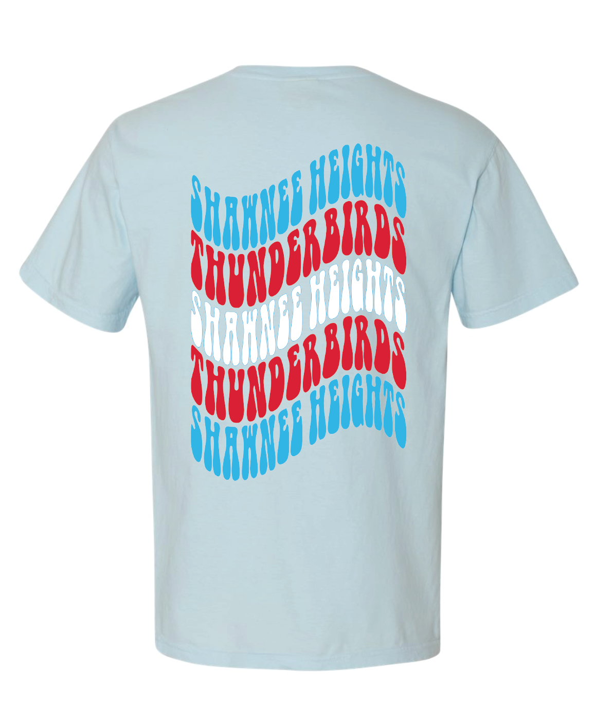 Retro and Wavy Comfort Colors Tshirt