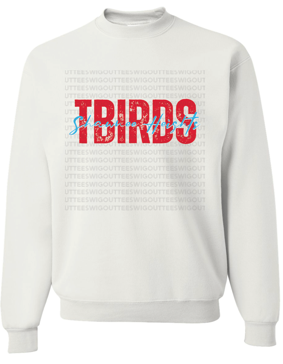 Shawnee Heights Script Crew Sweatshirt
