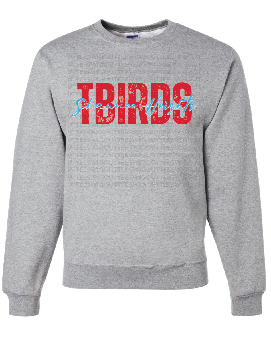 Shawnee Heights Script Crew Sweatshirt