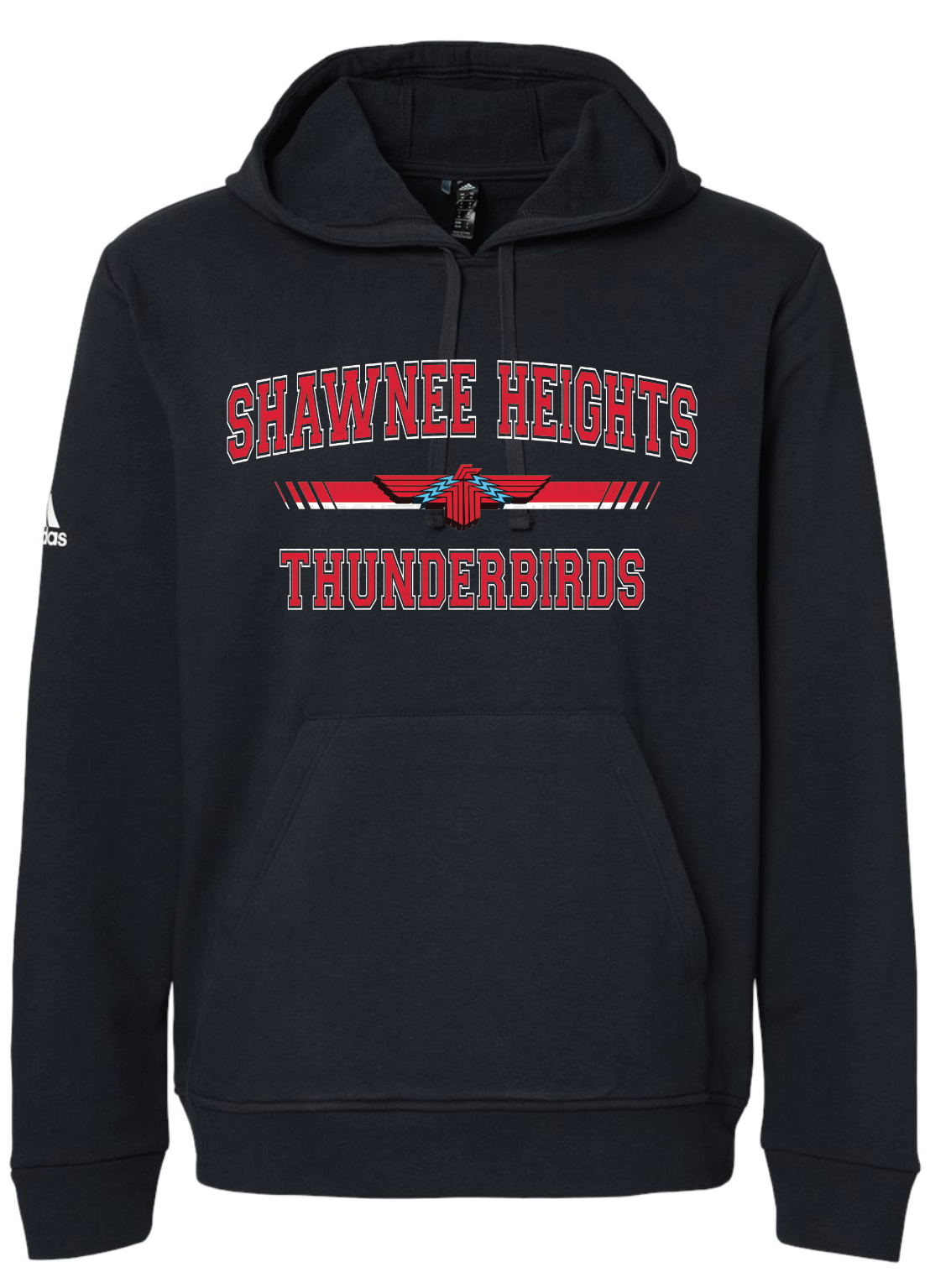 Shawnee Heights Collegiate Adidas Fleece Hooded Sweatshirt