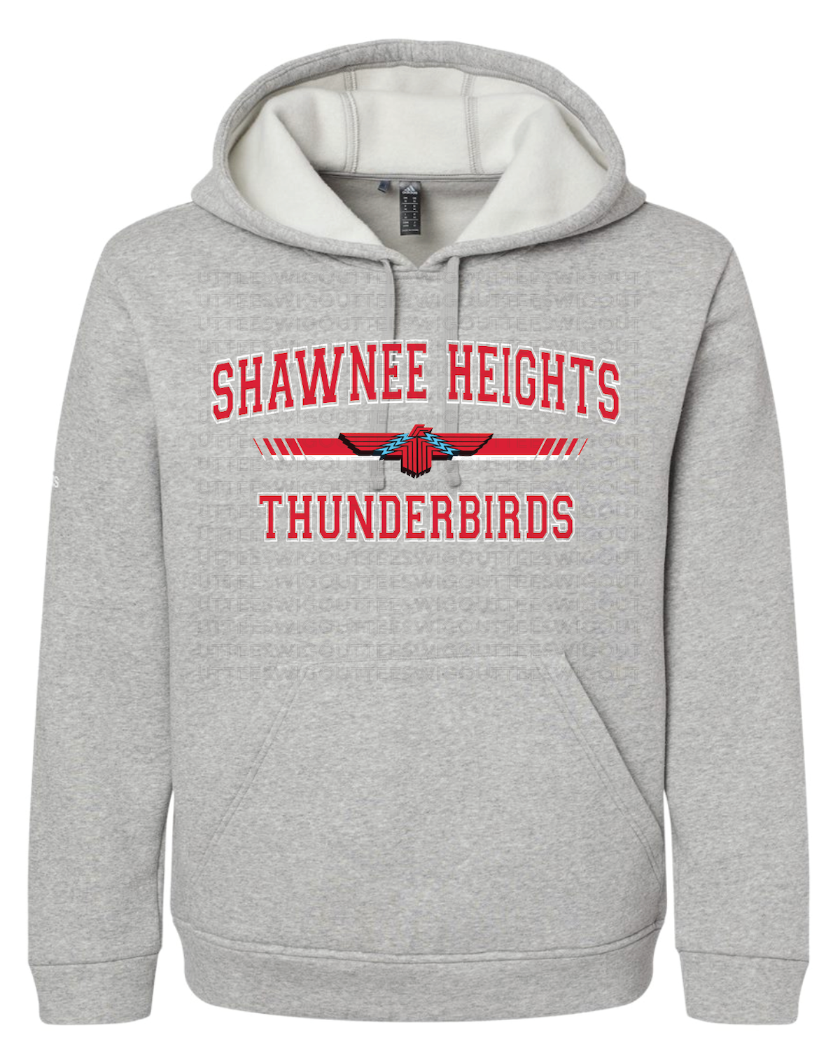 Shawnee Heights Collegiate Adidas Fleece Hooded Sweatshirt
