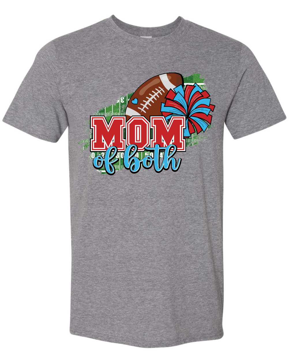 Football and Cheer Mom Gildan Softstyle
