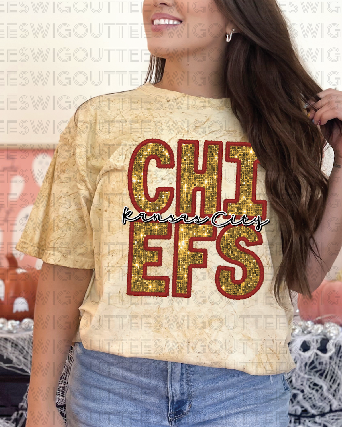 KC "FAUX" Sparkle on Comfort Color