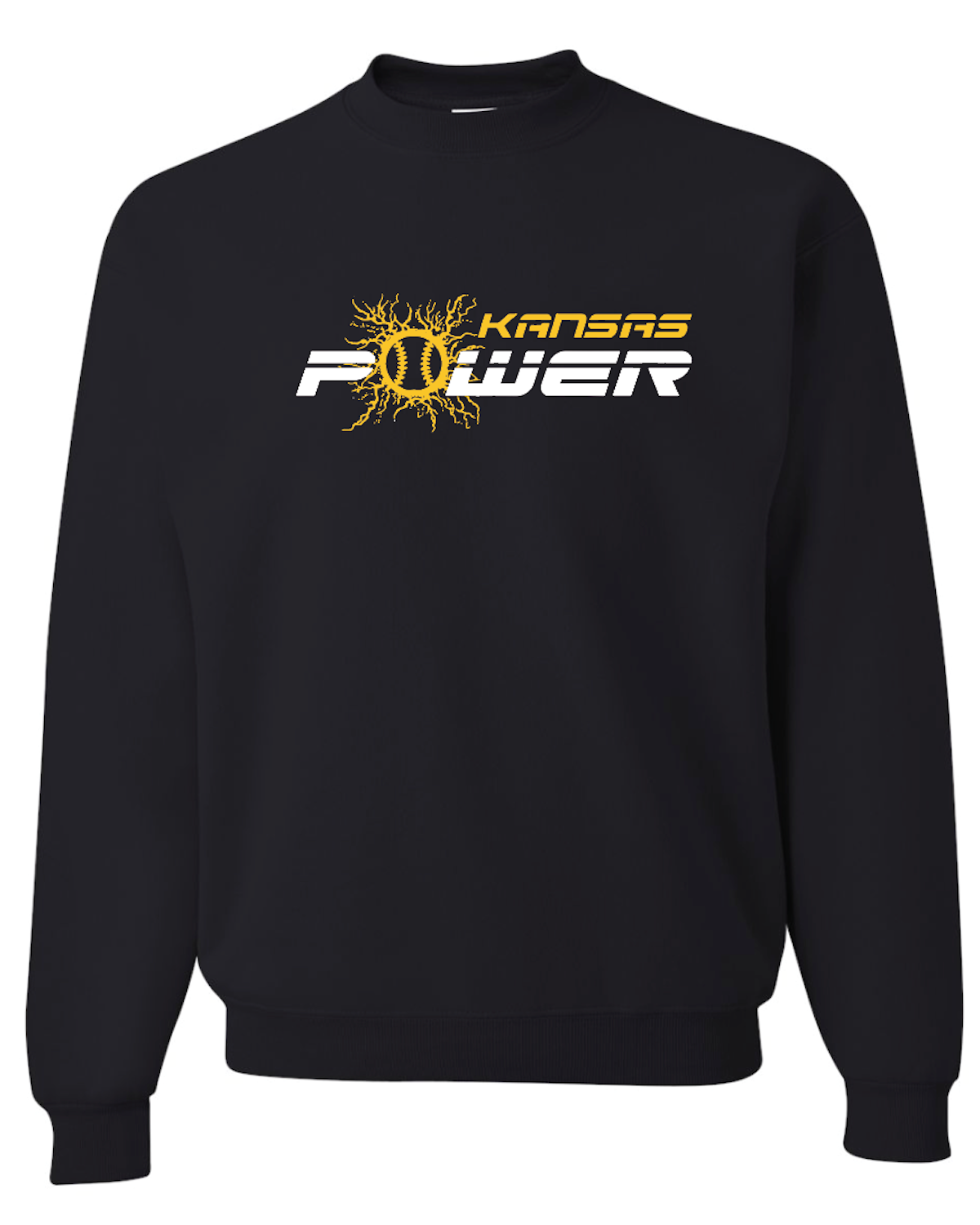 Kansas Power Jerzees Nublend Crew Sweatshirt