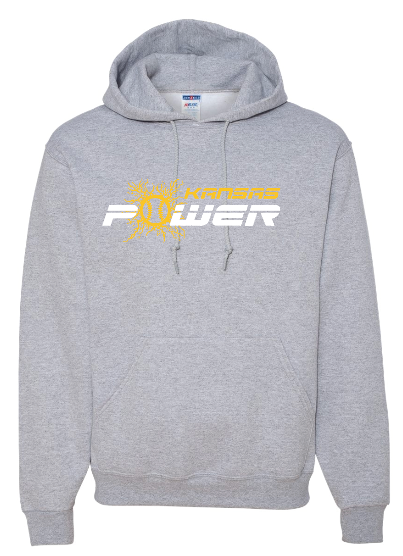 Kansas Power Jerzees Nublend Hooded Sweatshirt