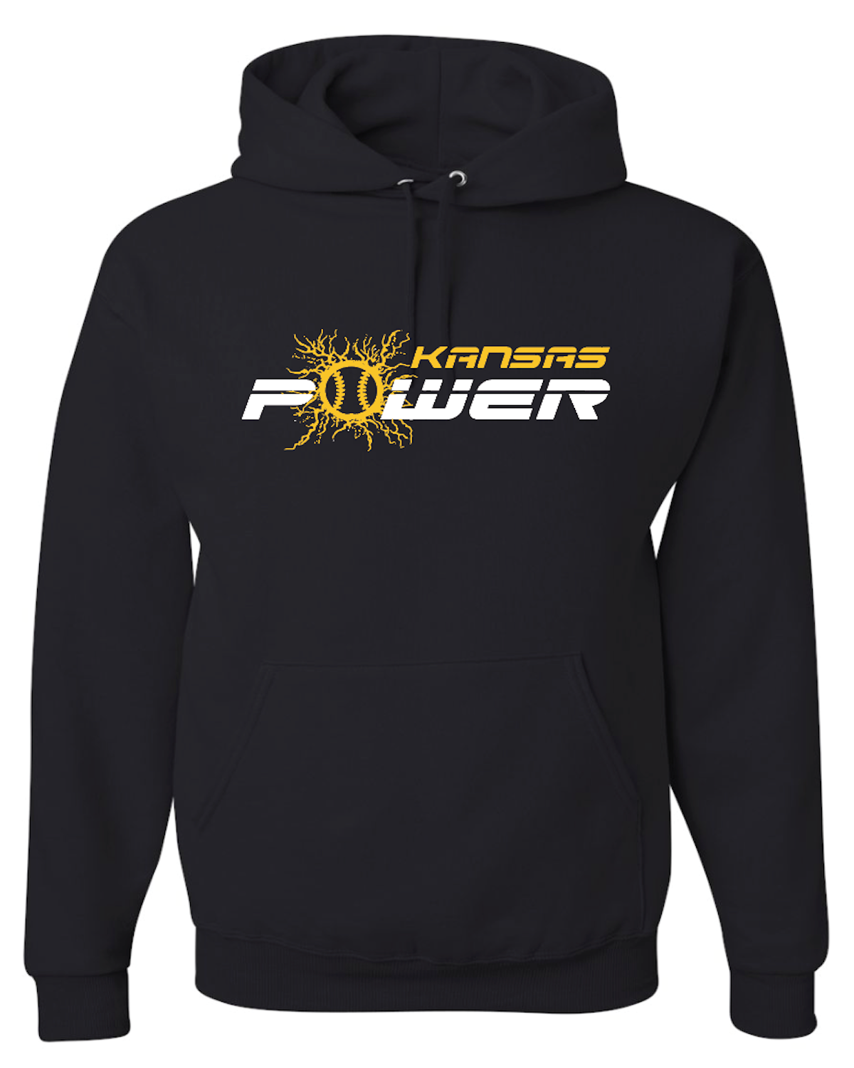 Kansas Power Jerzees Nublend Hooded Sweatshirt