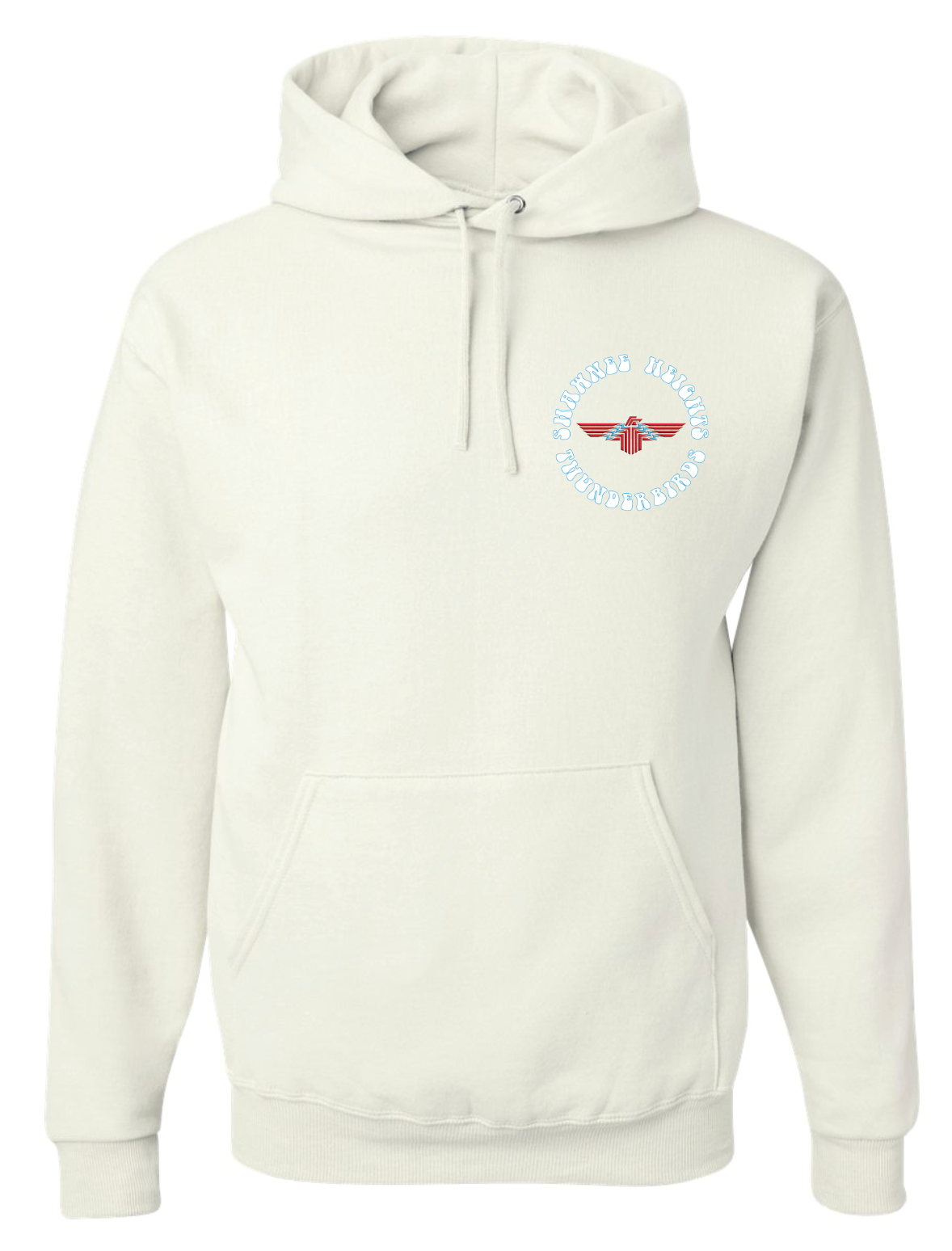 Retro and Wavy Jerzees Hooded Sweatshirt