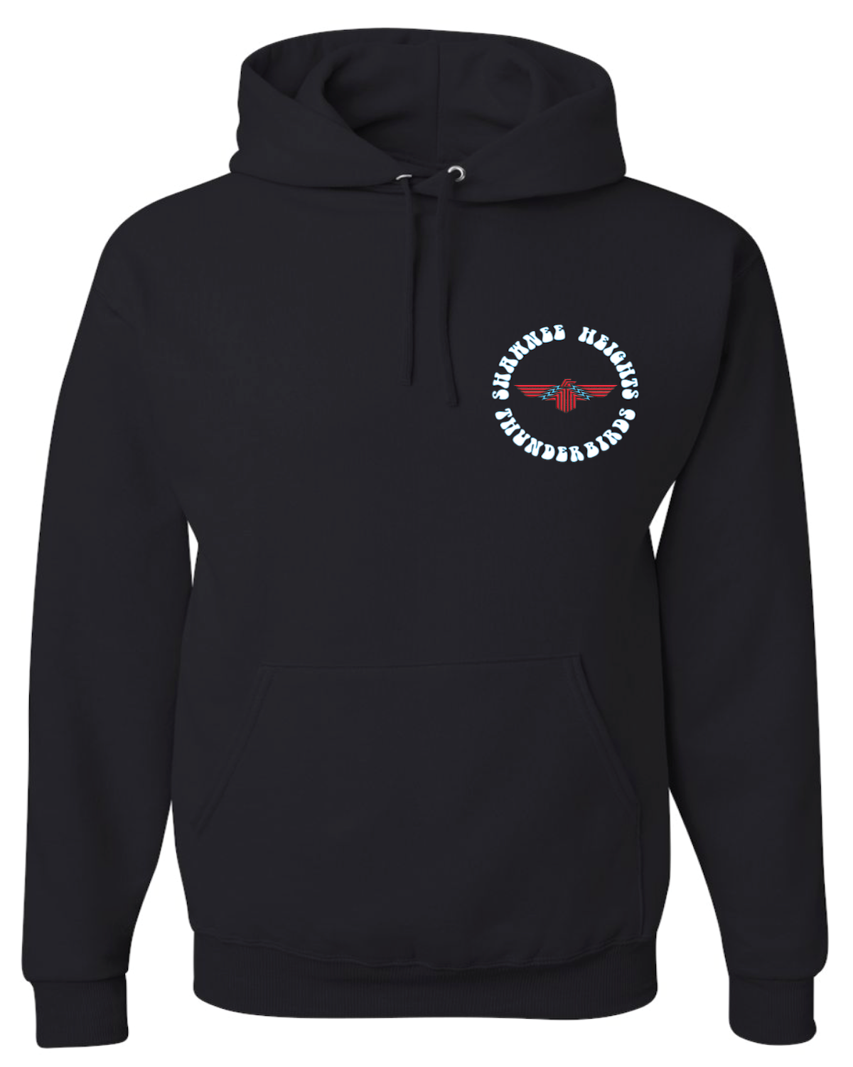 Retro and Wavy Jerzees Hooded Sweatshirt