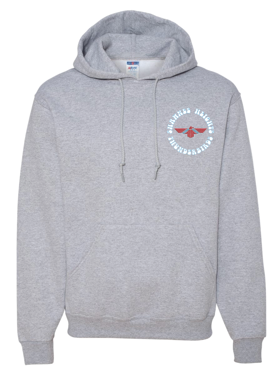 Retro and Wavy Jerzees Hooded Sweatshirt