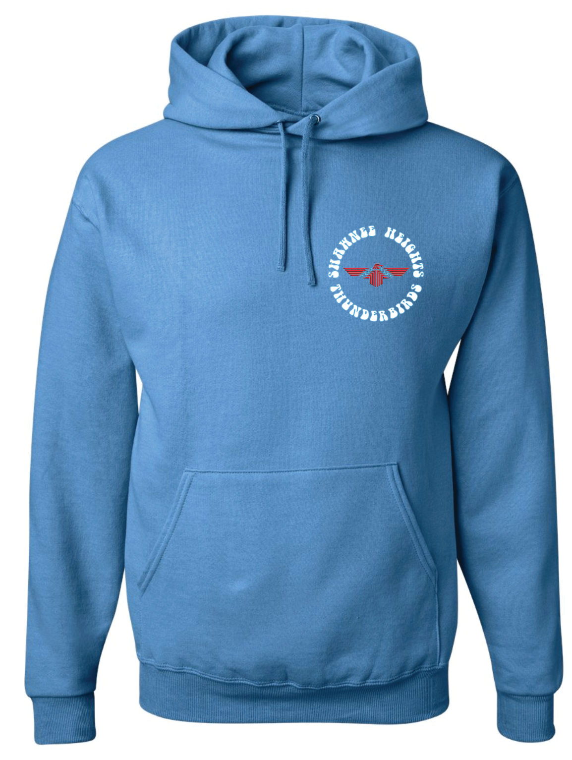 Retro and Wavy Jerzees Hooded Sweatshirt