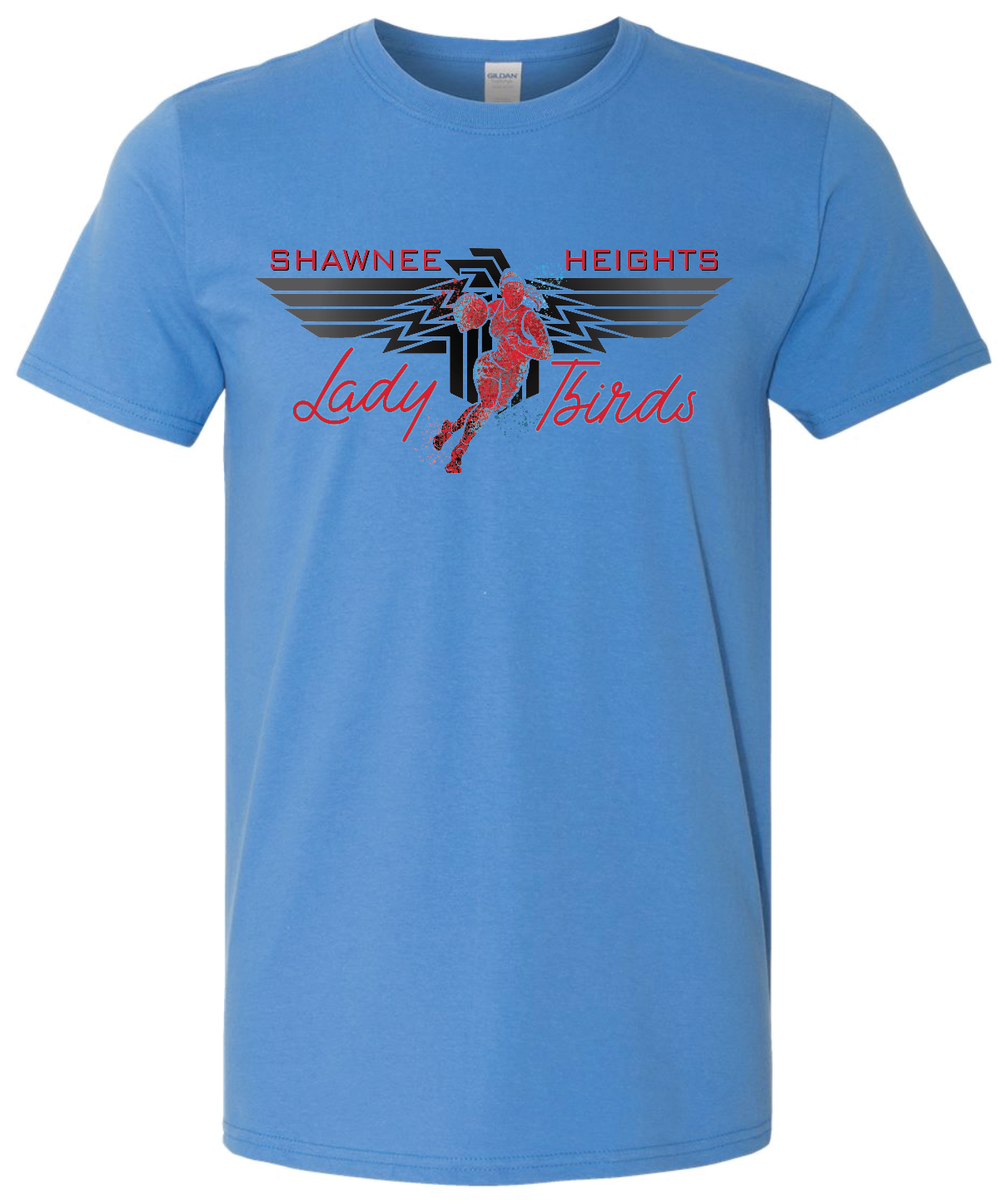 Shawnee Heights Lady Tbirds Basketball Gildan Softstyle T-Shirt