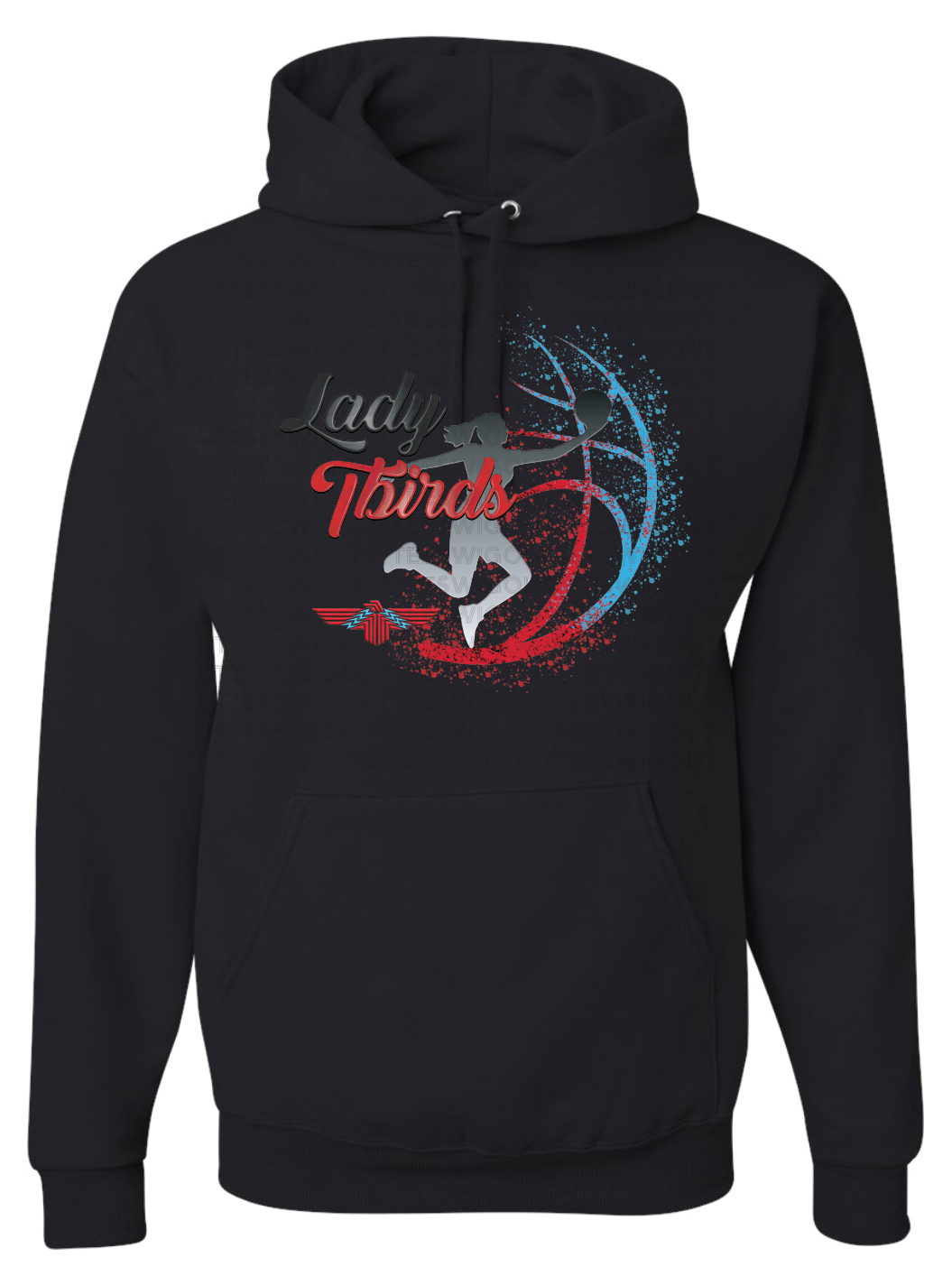 Lady Tbirds Basketball Jerzees Nublend Hooded Sweatshirt