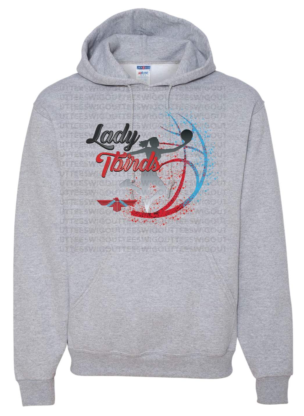Lady Tbirds Basketball Jerzees Nublend Hooded Sweatshirt