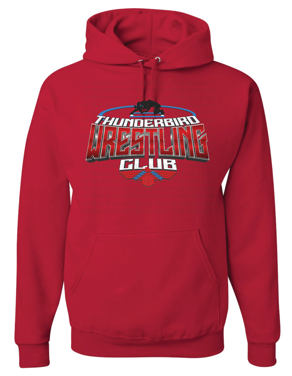 Tbird Wrestling Club Jerzees NuBlend® Hooded Sweatshirt