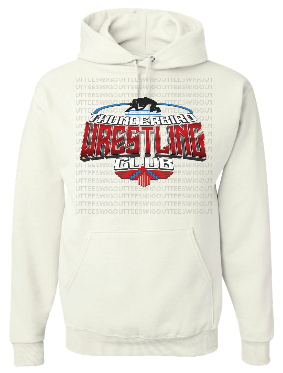 Tbird Wrestling Club Jerzees NuBlend® Hooded Sweatshirt