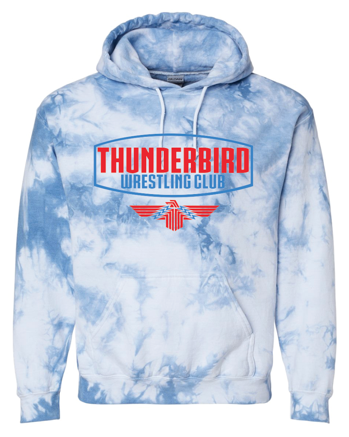 Wrestling Club Tie Dye Hooded Sweatshirt
