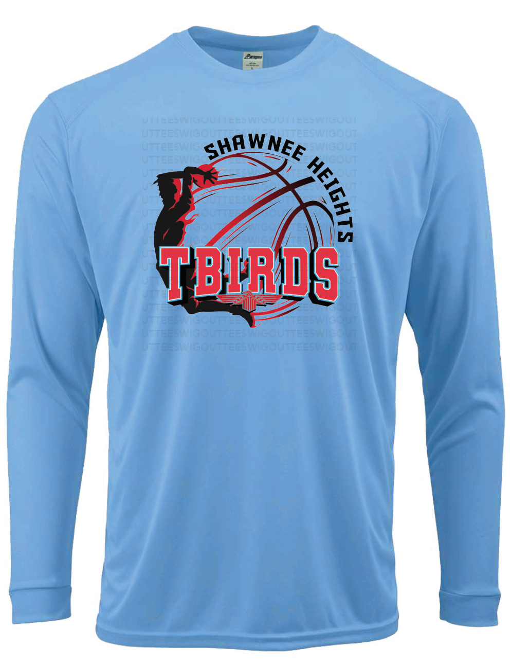 SHHS Tbirds Basketball Paragon Performance Long Sleeve T-shirt