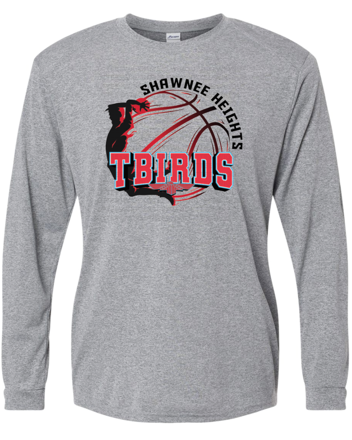 SHHS Tbirds Basketball Paragon Performance Long Sleeve T-shirt