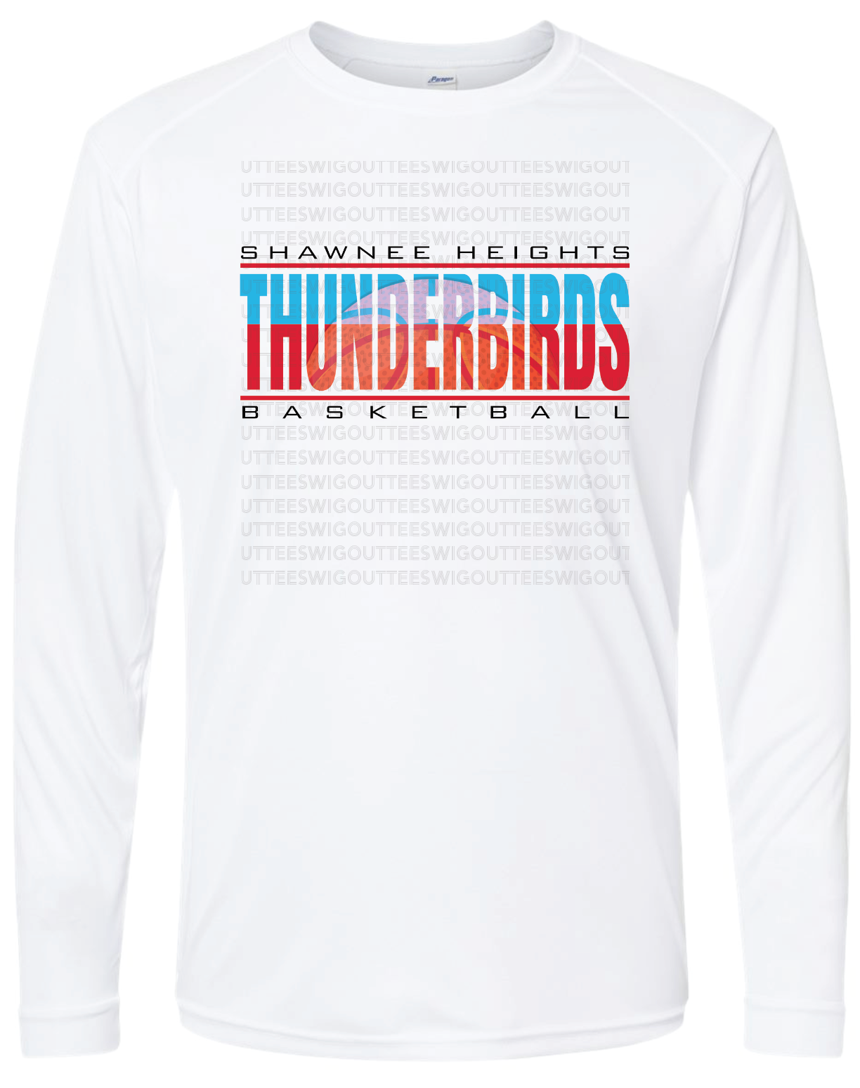 Shawnee Heights High School Basketball Paragon Performance Long Sleeve T-shirt