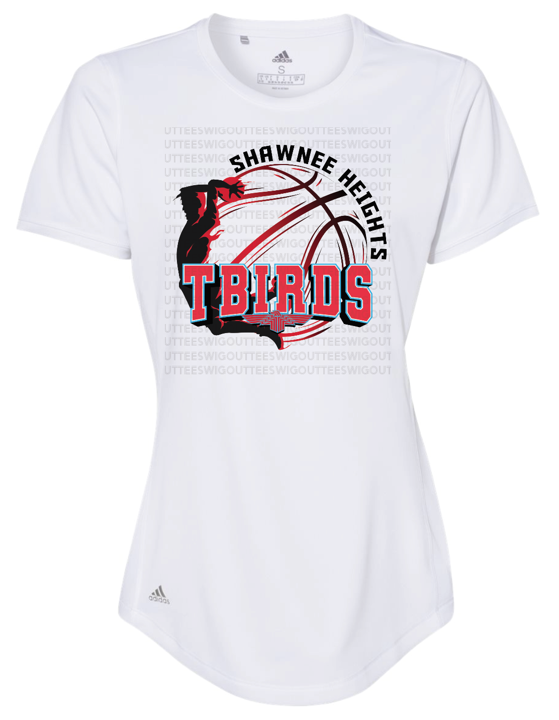 SHHS Tbirds Basketball Adidas Women's Performance Polo