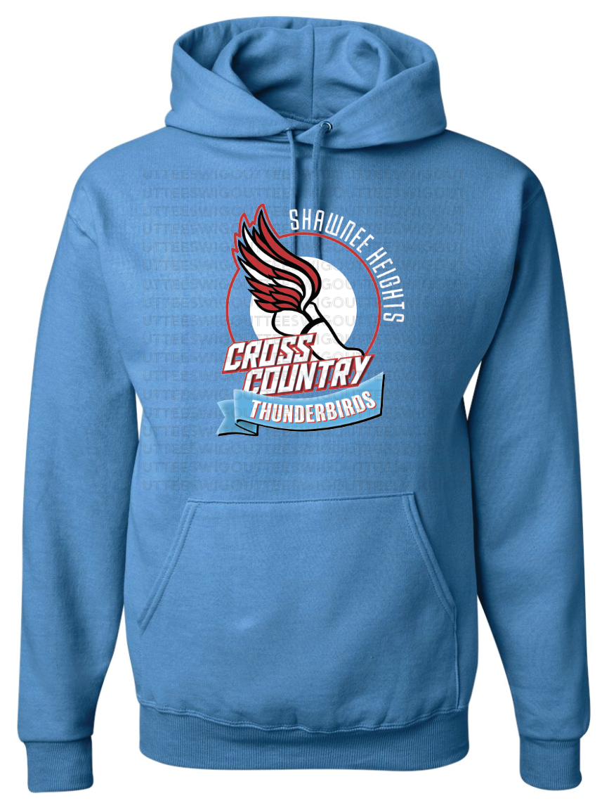 Thunderbirds Cross Country Jerzees Nublend Hooded Sweatshirt