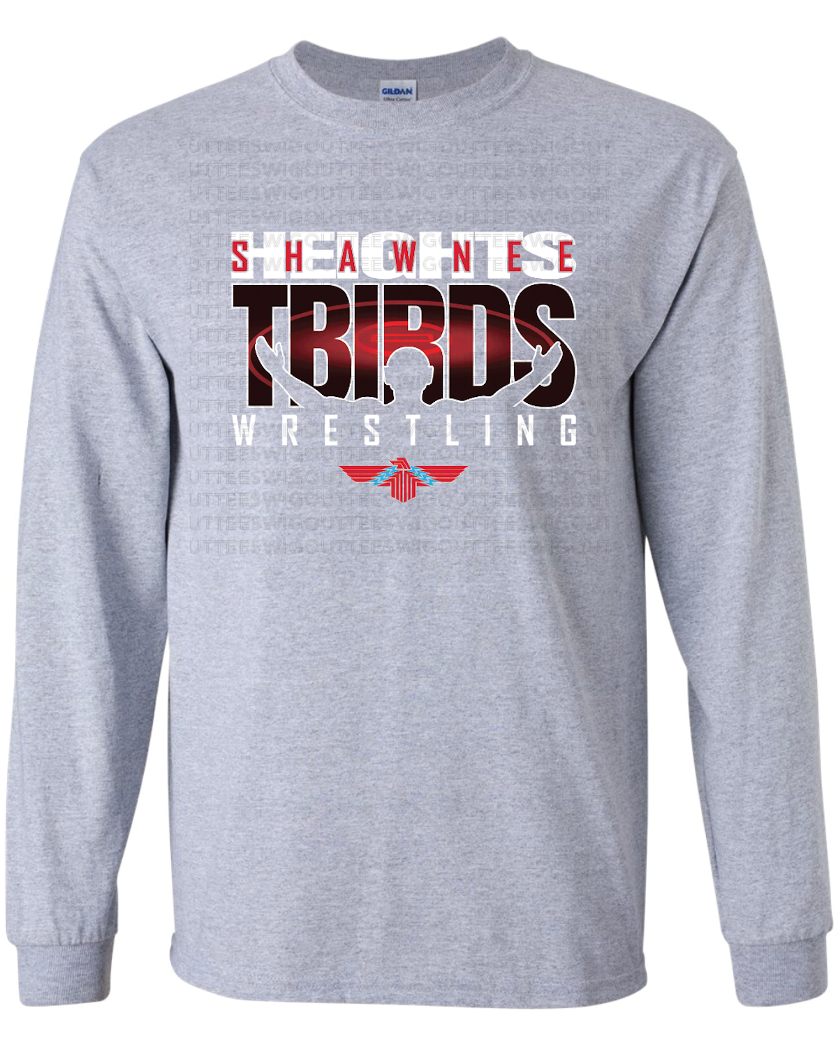 Heights Wrestling Gildan Ultra Cotton Long Sleeve T-Shirt