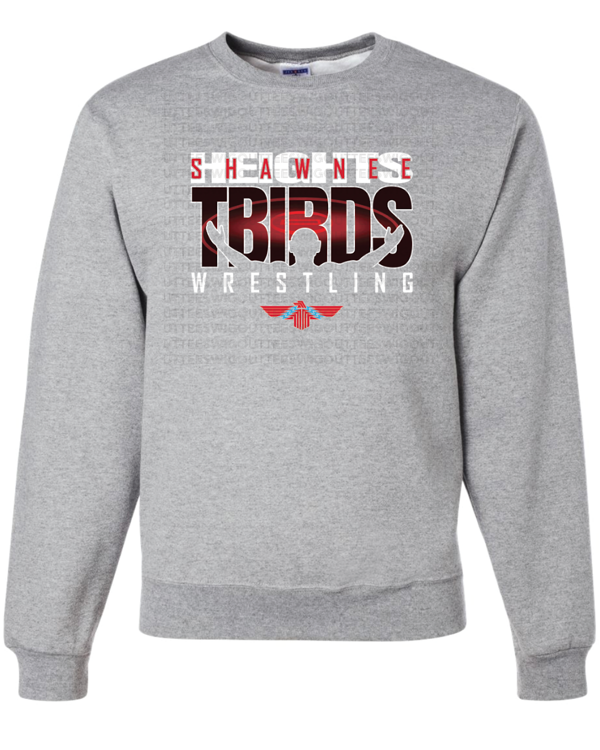 Heights Wrestling Jerzees Nublend Crew Sweatshirt