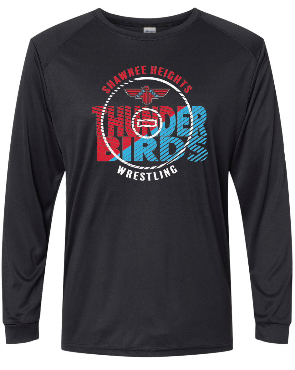 Shawnee Heights Wrestling Paragon Performance Long Sleeve T-shirt
