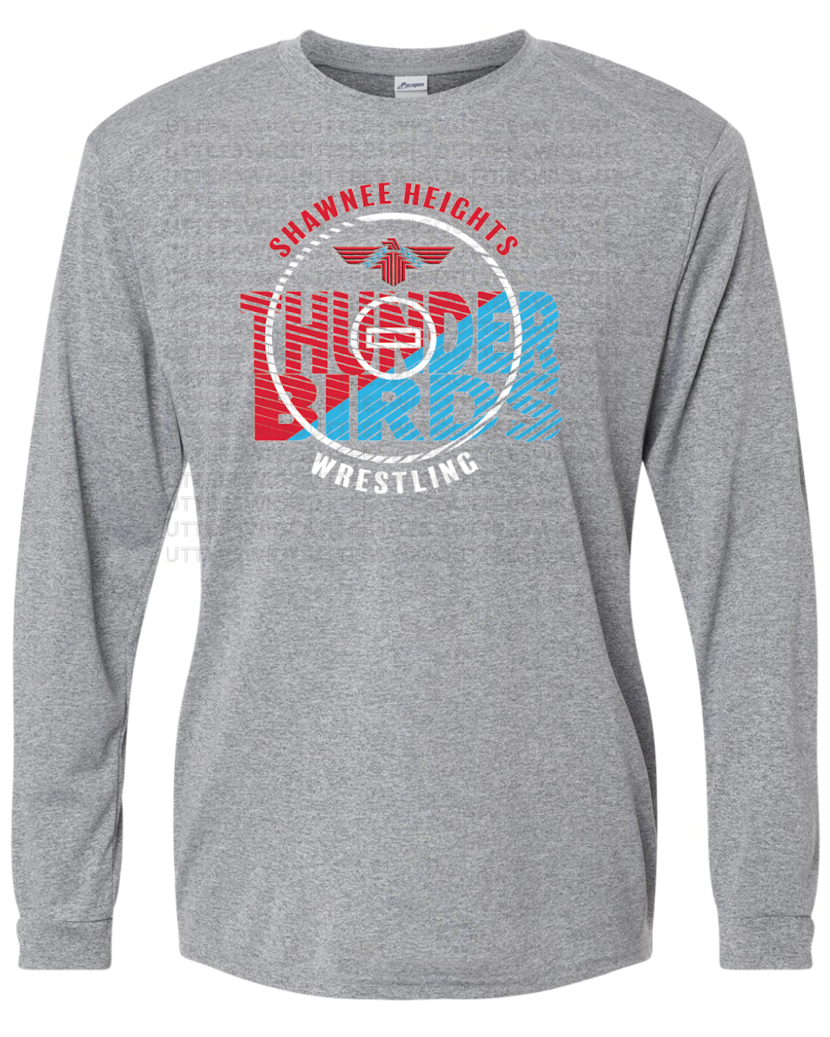 Shawnee Heights Wrestling Paragon Performance Long Sleeve T-shirt