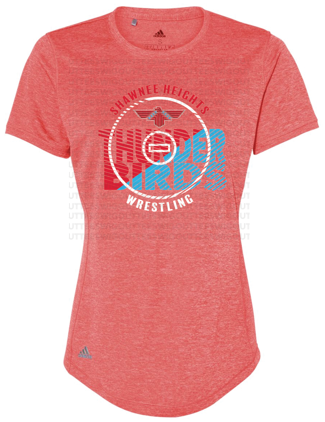 Shawnee Heights Wrestling Adidas Womens Sports T-shirt