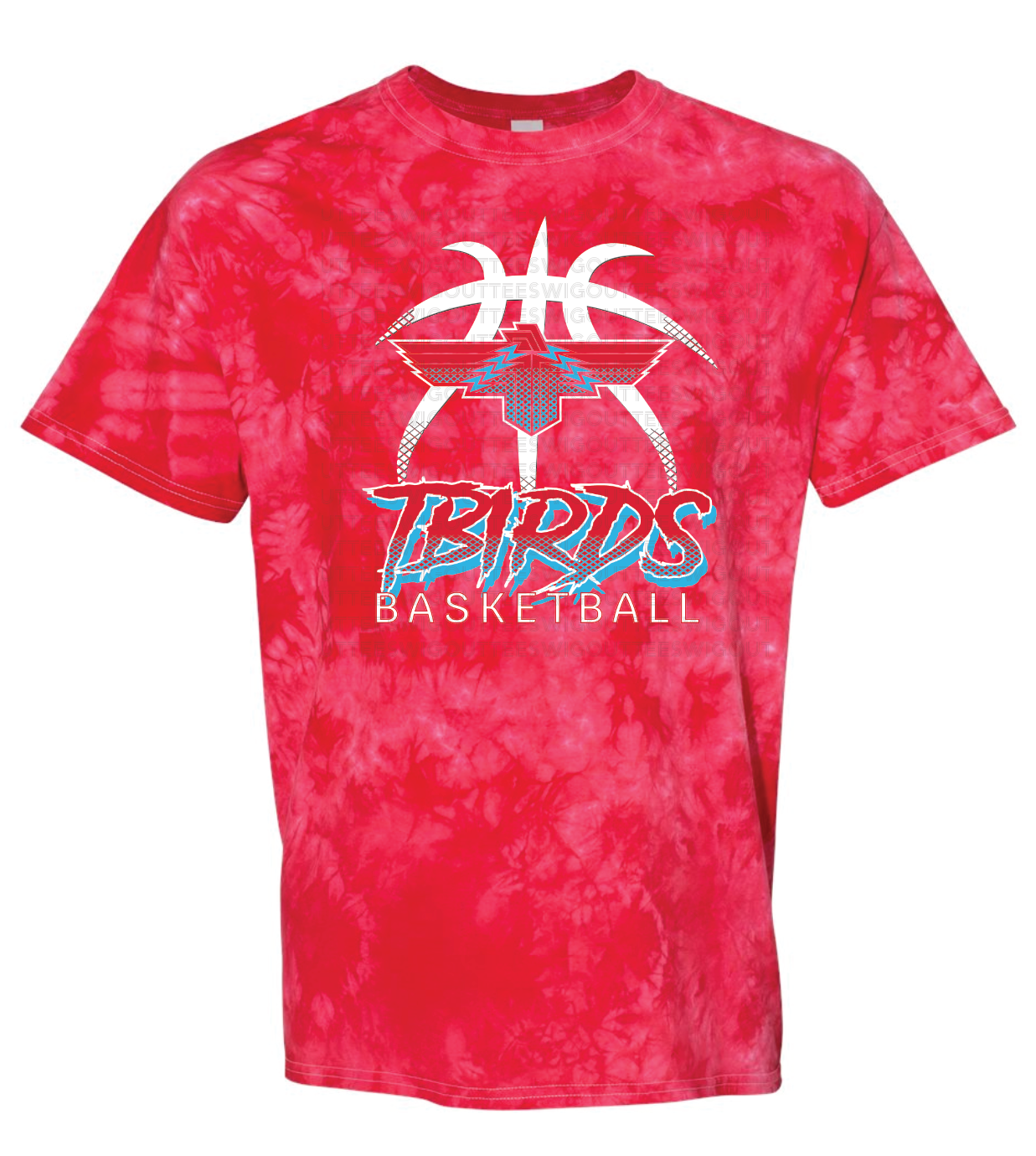 Tbirds Basketball Crystal Tie Dye T-shirt